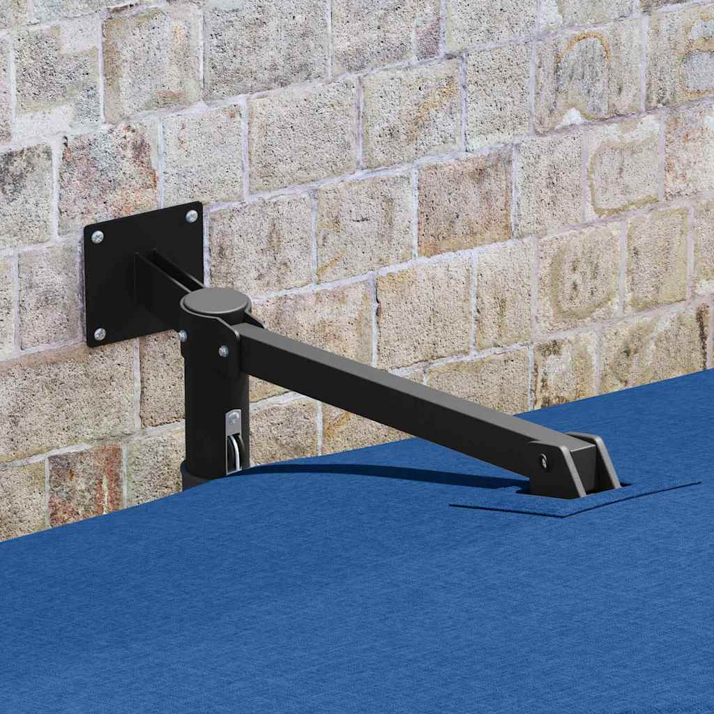 Garden Parasol Blue and Black 248.5 x 247.5 x 160 cm