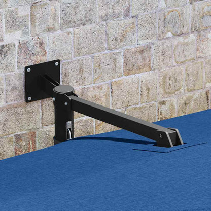 Garden Parasol Blue and Black 248.5 x 247.5 x 160 cm