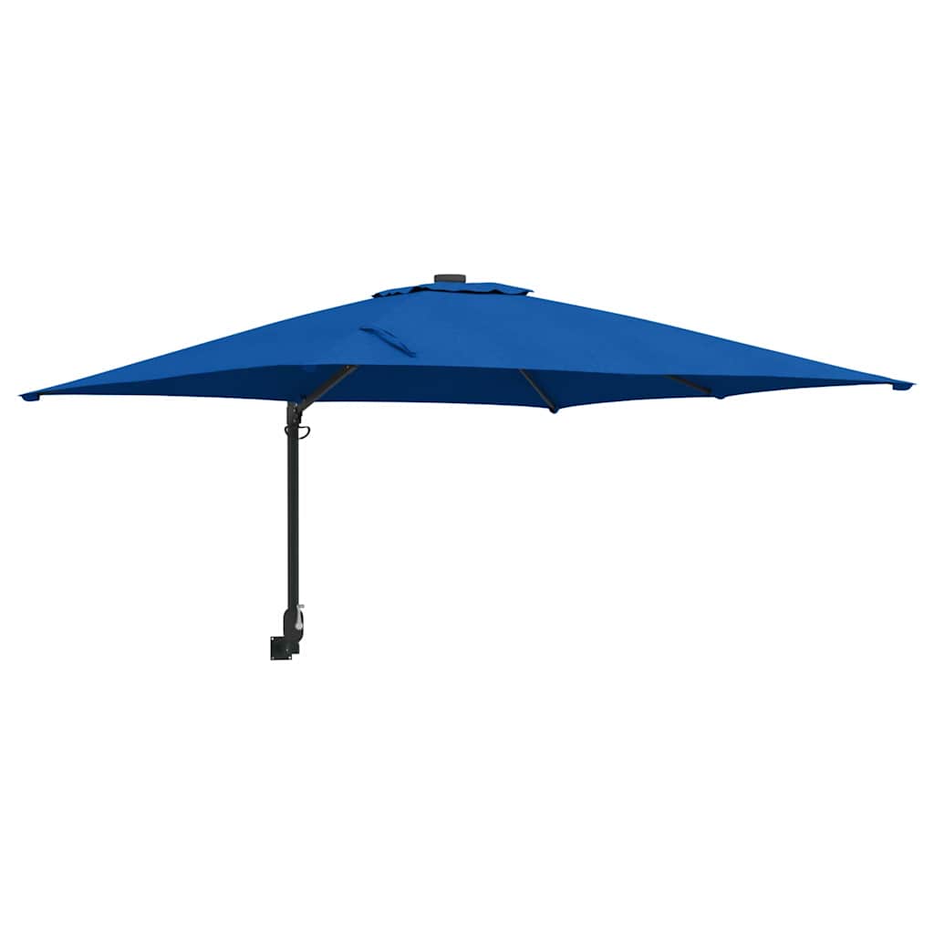 Garden Parasol Blue and Black 248.5 x 247.5 x 160 cm