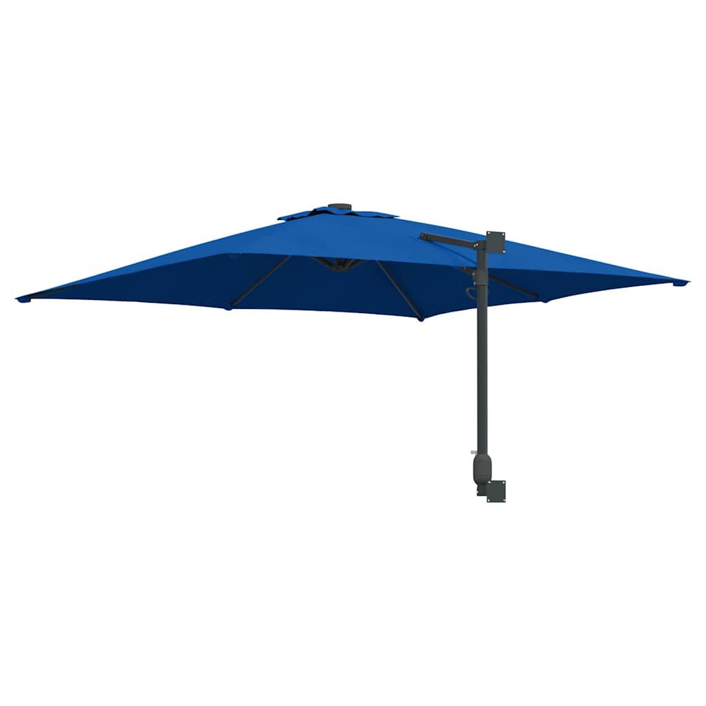 Garden Parasol Blue and Black 248.5 x 247.5 x 160 cm
