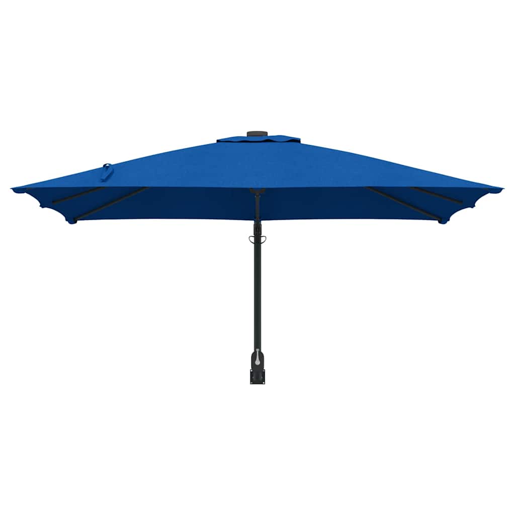 Garden Parasol Blue and Black 248.5 x 247.5 x 160 cm