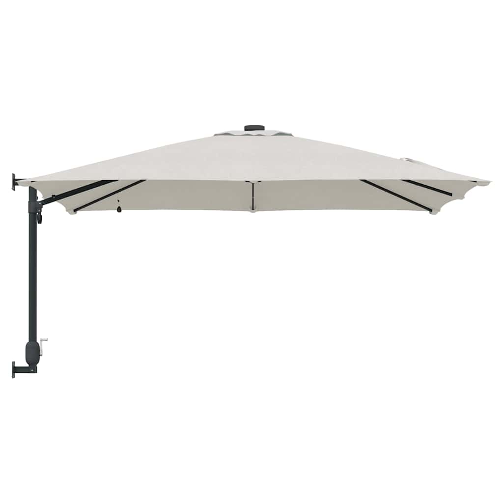 Garden Parasol Sand 248.5 x 247.5 x 160 cm Fabric