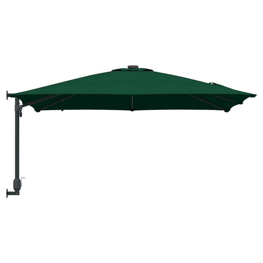 Garden Parasol Green 248.5 x 247.5 x 160 cm Fabric