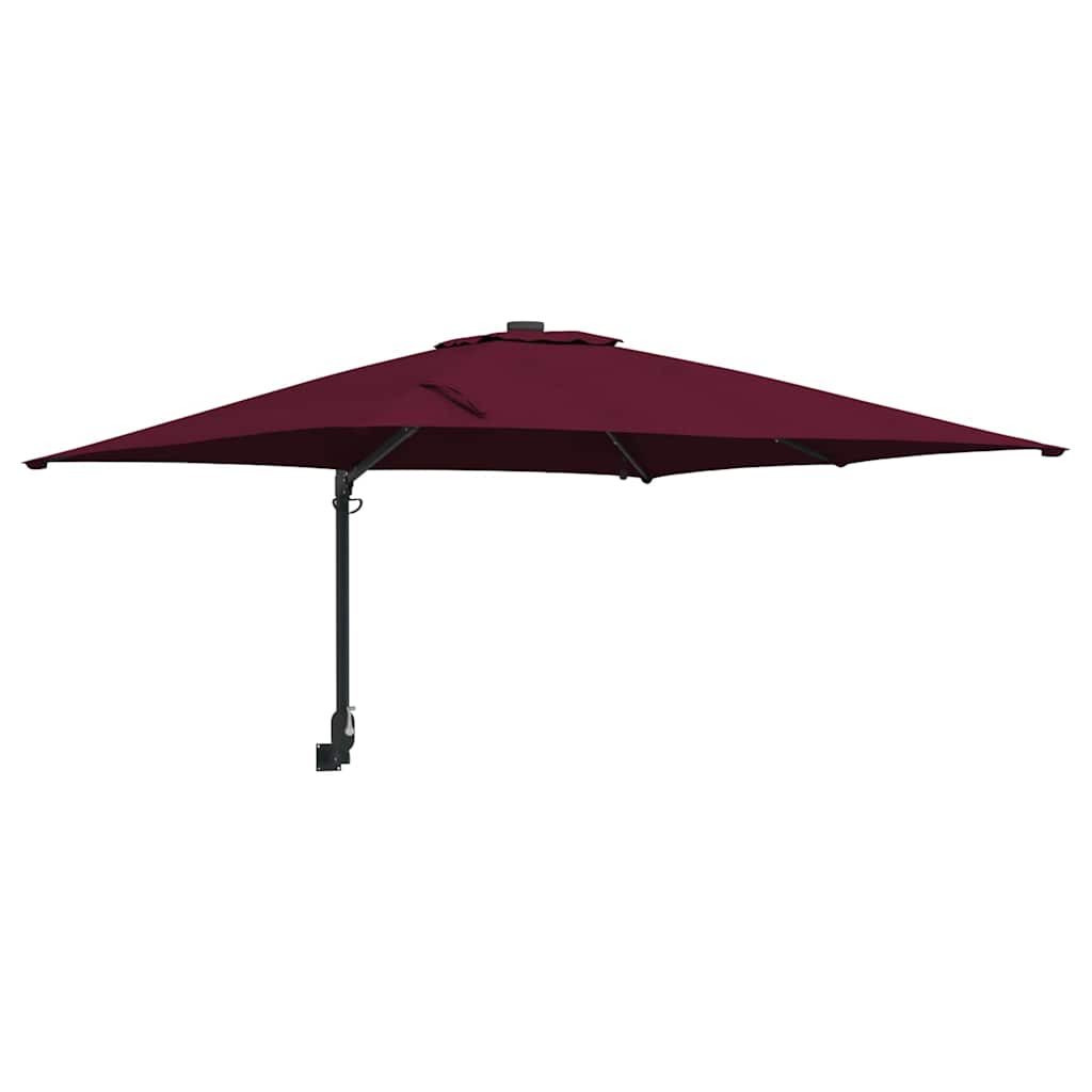 Garden Parasol Bordeaux red 248.5 x 247.5 x 160 cm Fabric