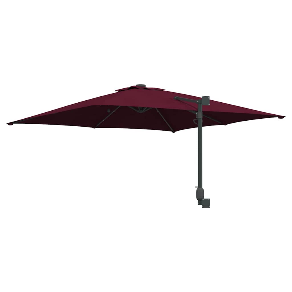 Garden Parasol Bordeaux red 248.5 x 247.5 x 160 cm Fabric