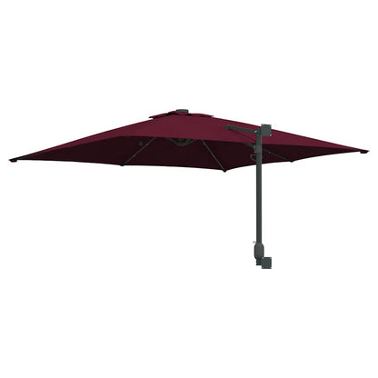 Garden Parasol Bordeaux red 248.5 x 247.5 x 160 cm Fabric