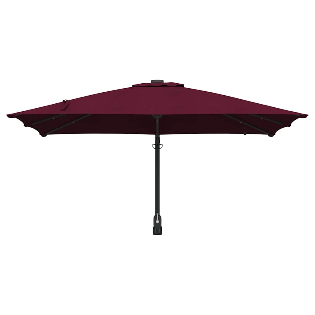 Garden Parasol Bordeaux red 248.5 x 247.5 x 160 cm Fabric