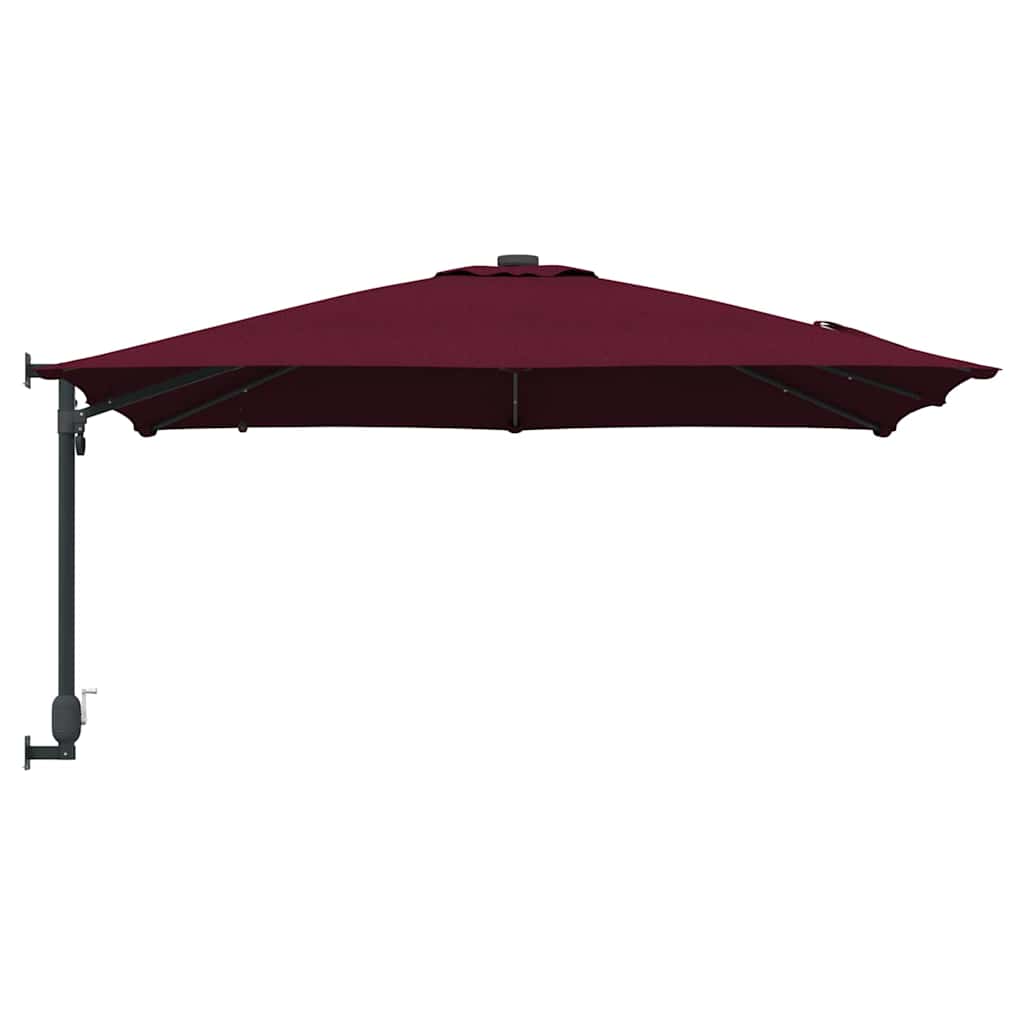 Garden Parasol Bordeaux red 248.5 x 247.5 x 160 cm Fabric