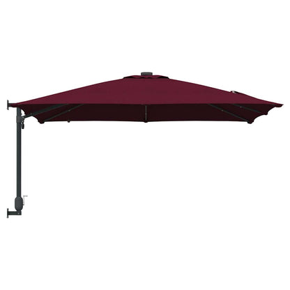 Garden Parasol Bordeaux red 248.5 x 247.5 x 160 cm Fabric