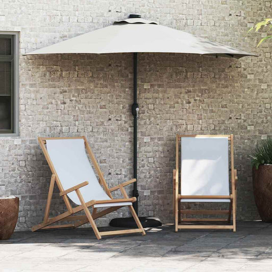 Garden Parasol Sand 294 x 150 x 223 cm Fabric