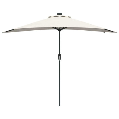 Garden Parasol Sand 294 x 150 x 223 cm Fabric