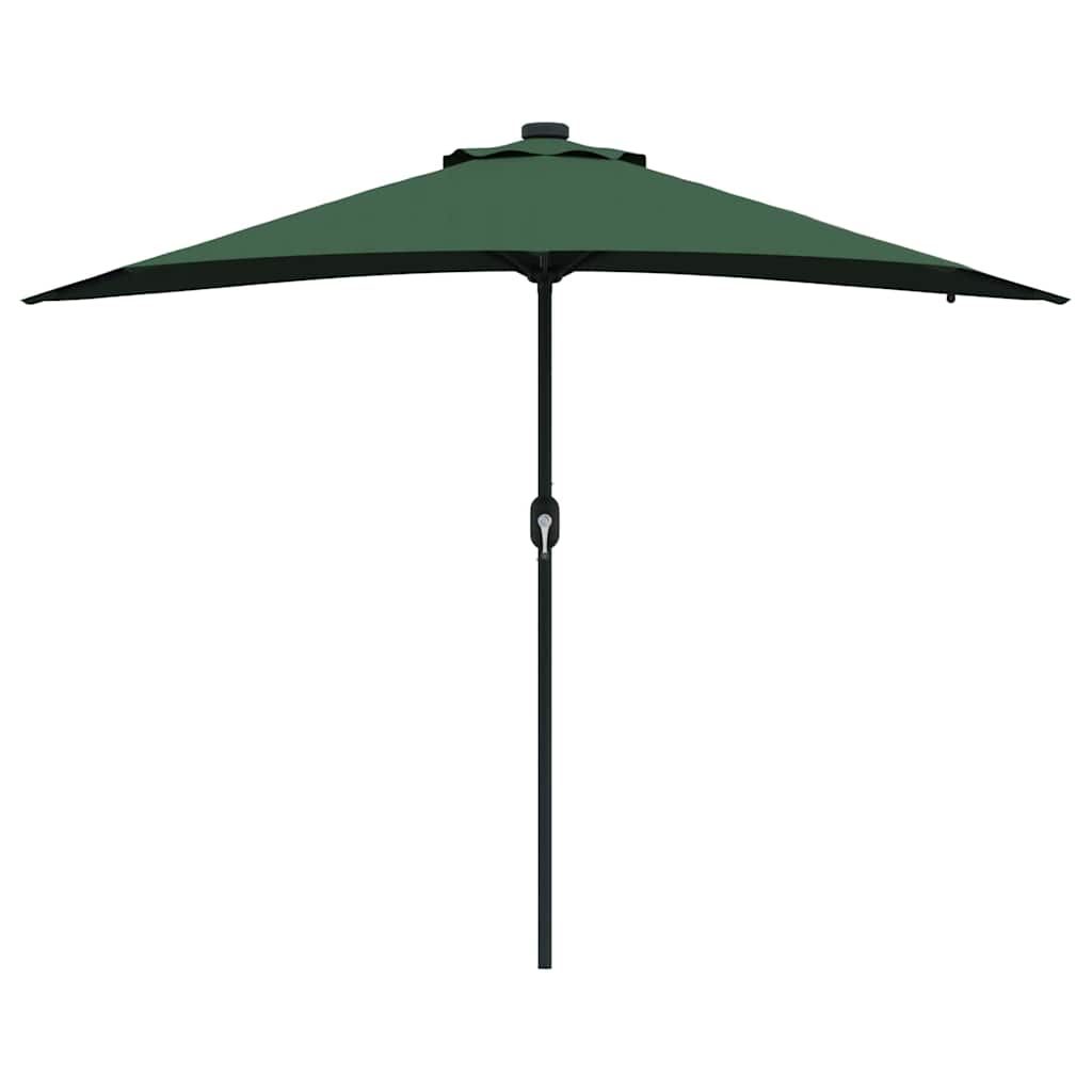 Garden Parasol Green 294 x 150 x 223 cm Fabric