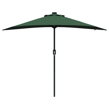 Garden Parasol Green 294 x 150 x 223 cm Fabric