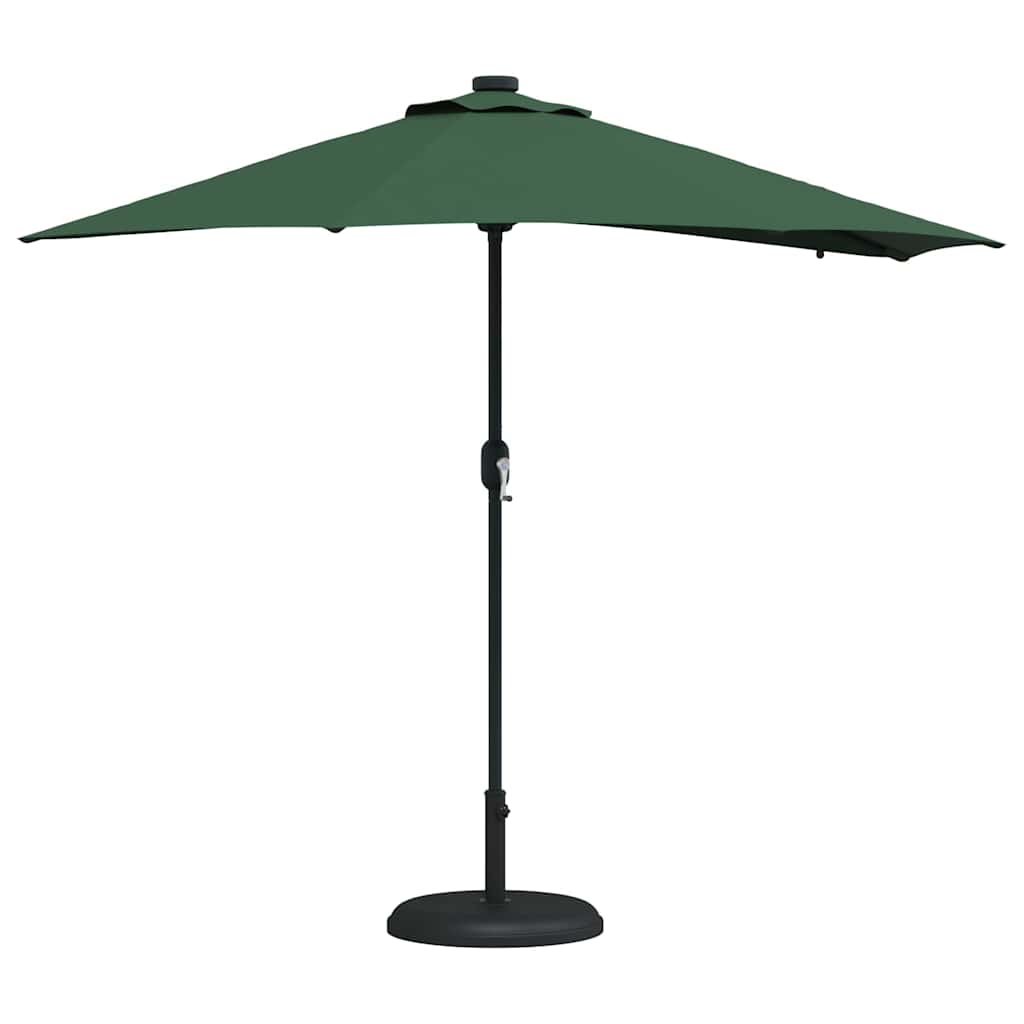 Garden Parasol Green 294 x 150 x 223 cm Fabric