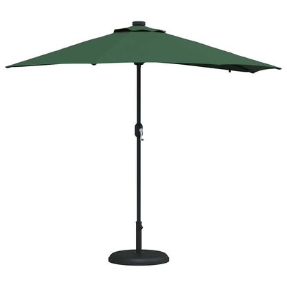 Garden Parasol Green 294 x 150 x 223 cm Fabric