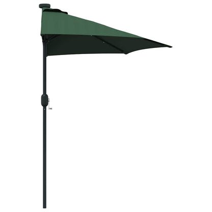 Garden Parasol Green 294 x 150 x 223 cm Fabric