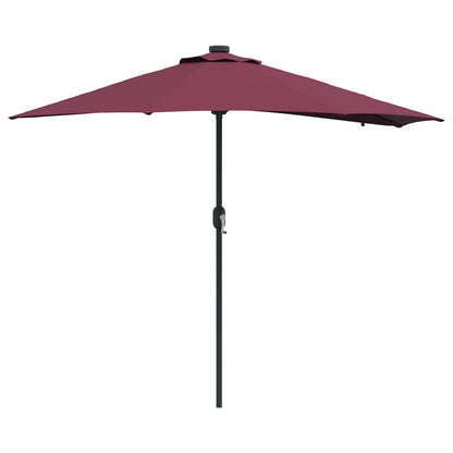Garden Parasol Bordeaux red 294 x 150 x 223 cm Fabric