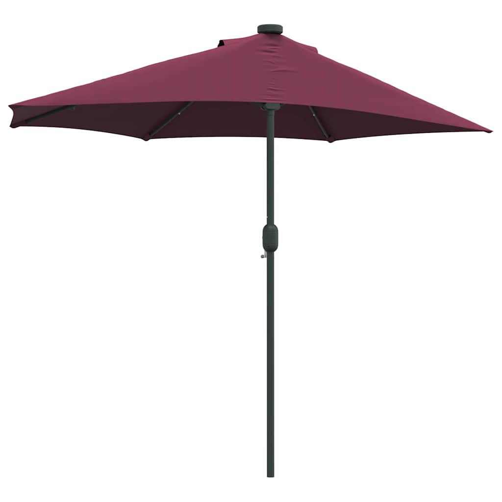Garden Parasol Bordeaux red 294 x 150 x 223 cm Fabric