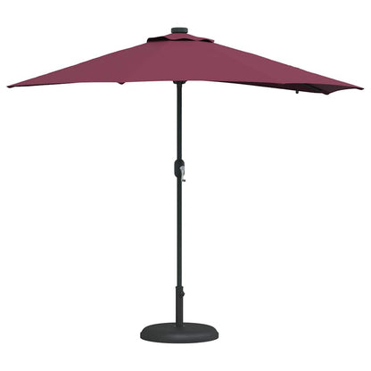 Garden Parasol Bordeaux red 294 x 150 x 223 cm Fabric