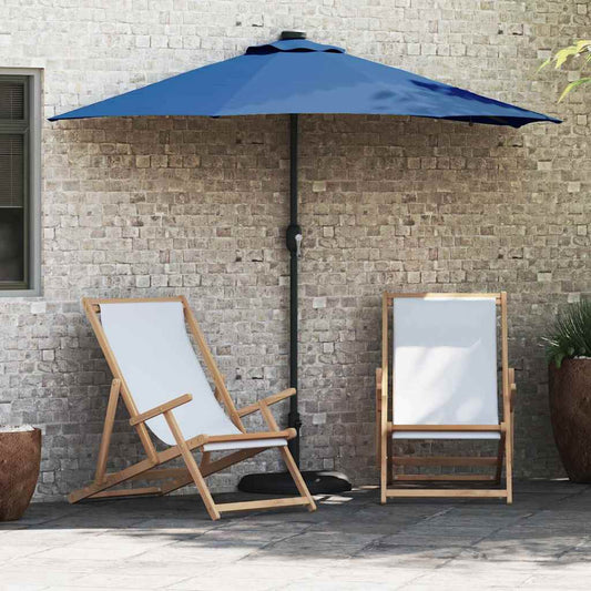 Garden Parasol Blue 294 x 150 x 223 cm Fabric