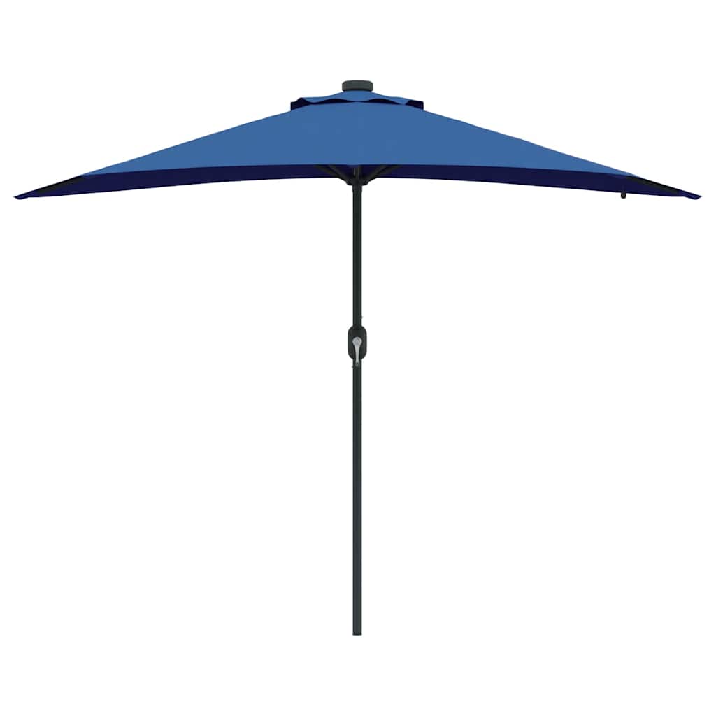 Garden Parasol Blue 294 x 150 x 223 cm Fabric