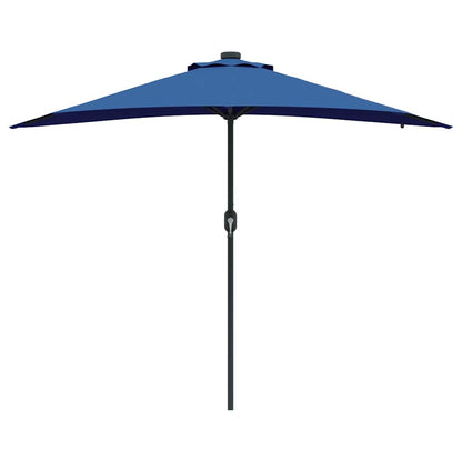Garden Parasol Blue 294 x 150 x 223 cm Fabric