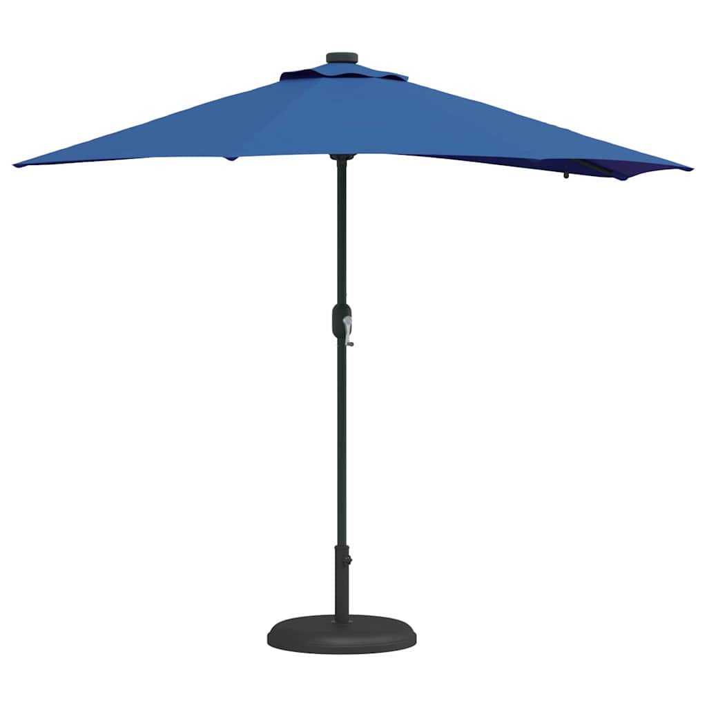 Garden Parasol Blue 294 x 150 x 223 cm Fabric