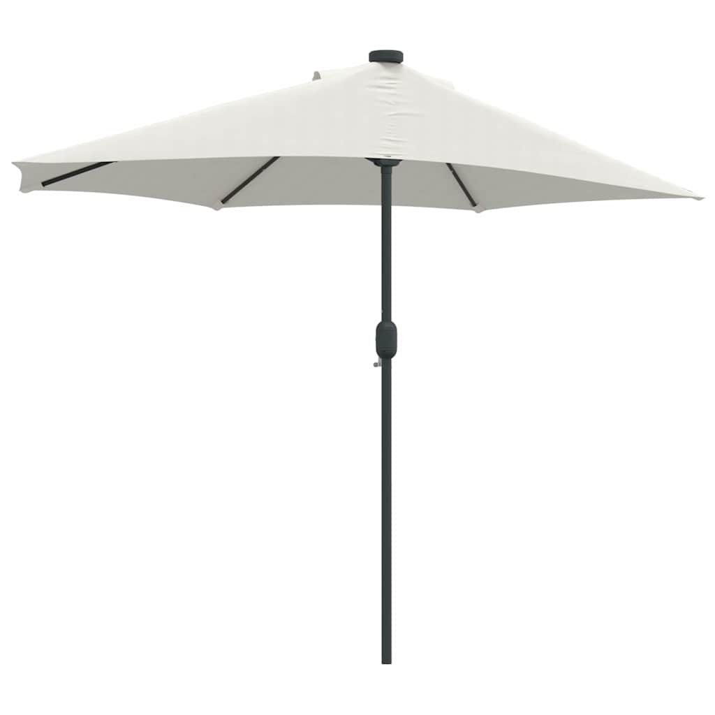 Garden Parasol Half Sand 294 x 150 x 224 cm Fabric