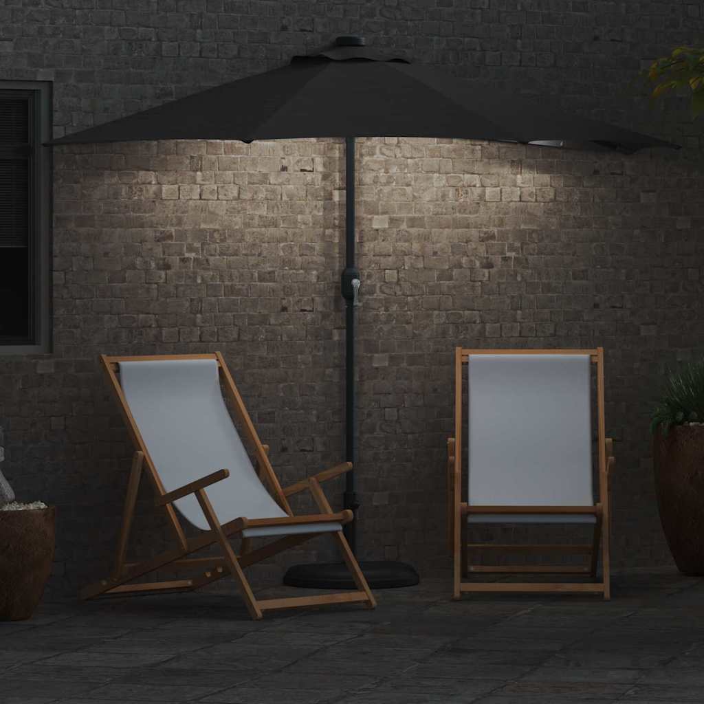 Garden Parasol Anthracite 294 x 150 x 224 cm Fabric