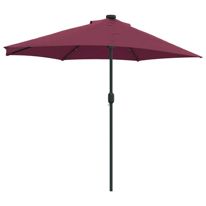 Garden Parasol Bordeaux red 294 x 150 x 224 cm Fabric