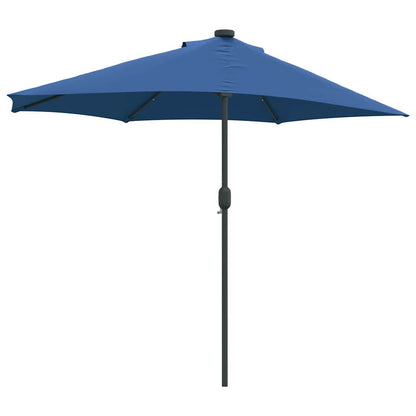 Garden Parasol Azurblau 294 x 150 x 224 cm Fabric