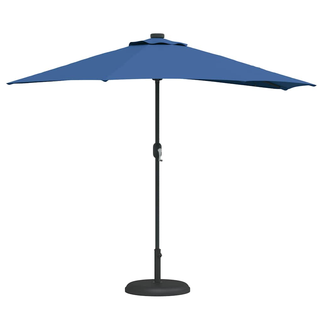 Garden Parasol Azurblau 294 x 150 x 224 cm Fabric