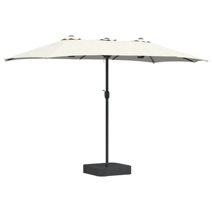 Garden Parasol Sand 385 x 209 x 244 cm Fabric