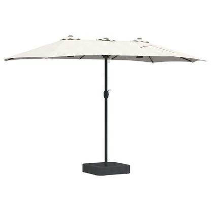 Garden Parasol Sand 385 x 209 x 244 cm Fabric