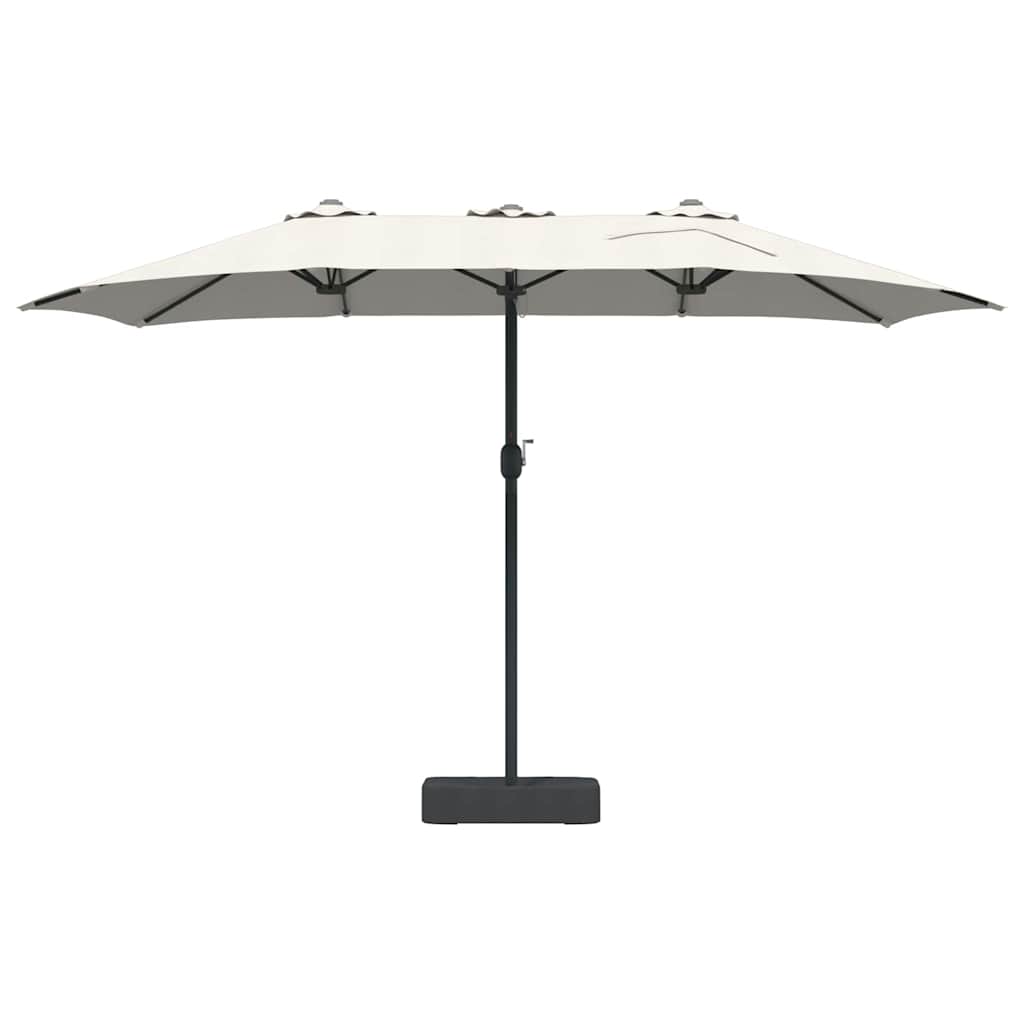 Garden Parasol Sand 385 x 209 x 244 cm Fabric