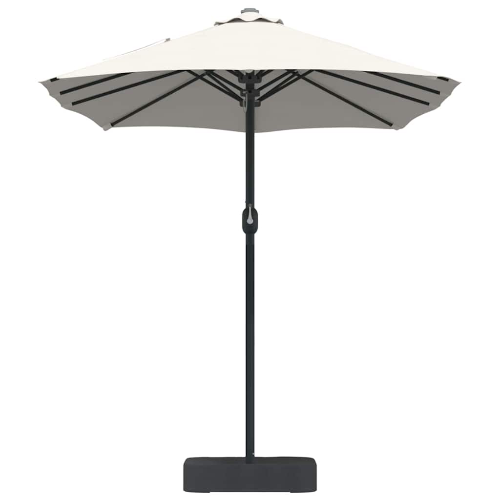 Garden Parasol Sand 385 x 209 x 244 cm Fabric