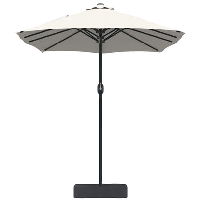 Garden Parasol Sand 385 x 209 x 244 cm Fabric
