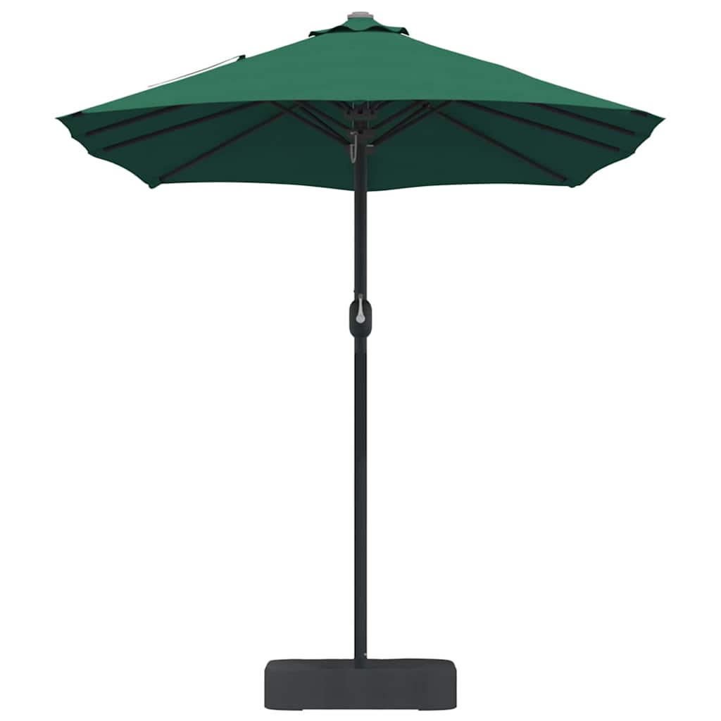 Garden Parasol Green 385 x 209 x 244 cm Fabric