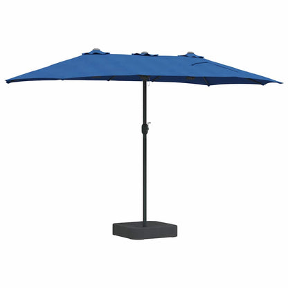 Garden Parasol Blue 385 x 209 x 244 cm Fabric