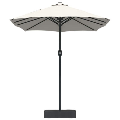 Garden Parasol Sand 385 x 209 x 244 cm Fabric