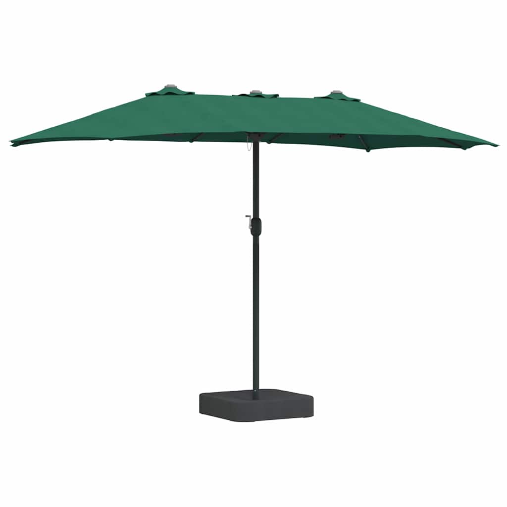 Garden Parasol Green 385 x 209 x 244 cm Fabric