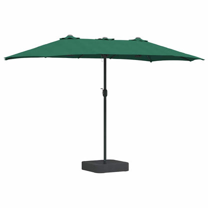 Garden Parasol Green 385 x 209 x 244 cm Fabric