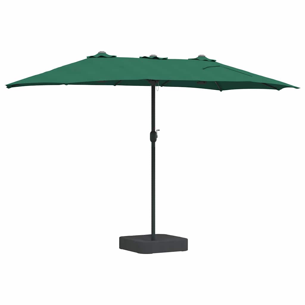 Garden Parasol Green 385 x 209 x 244 cm Fabric