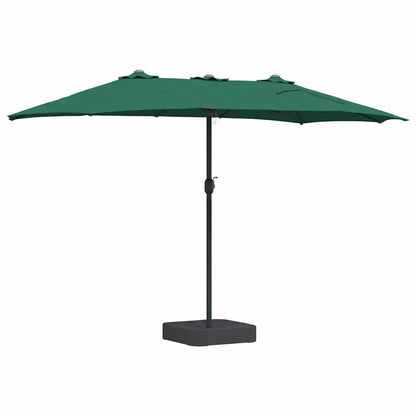Garden Parasol Green 385 x 209 x 244 cm Fabric