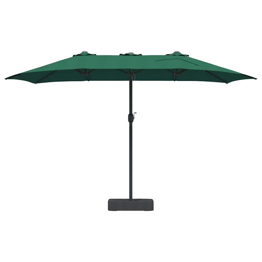Garden Parasol Green 385 x 209 x 244 cm Fabric