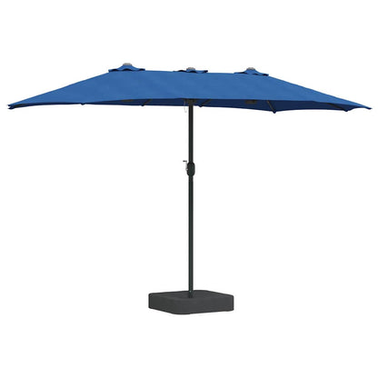 Garden Parasol Blue 385 x 209 x 244 cm Fabric