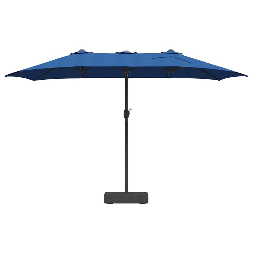 Garden Parasol Blue 385 x 209 x 244 cm Fabric