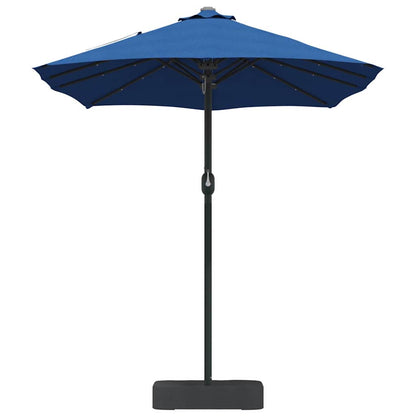 Garden Parasol Blue 385 x 209 x 244 cm Fabric