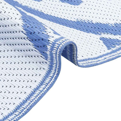 Outdoor Rug ARAKIL Baby blue 300 x 400 cm PP