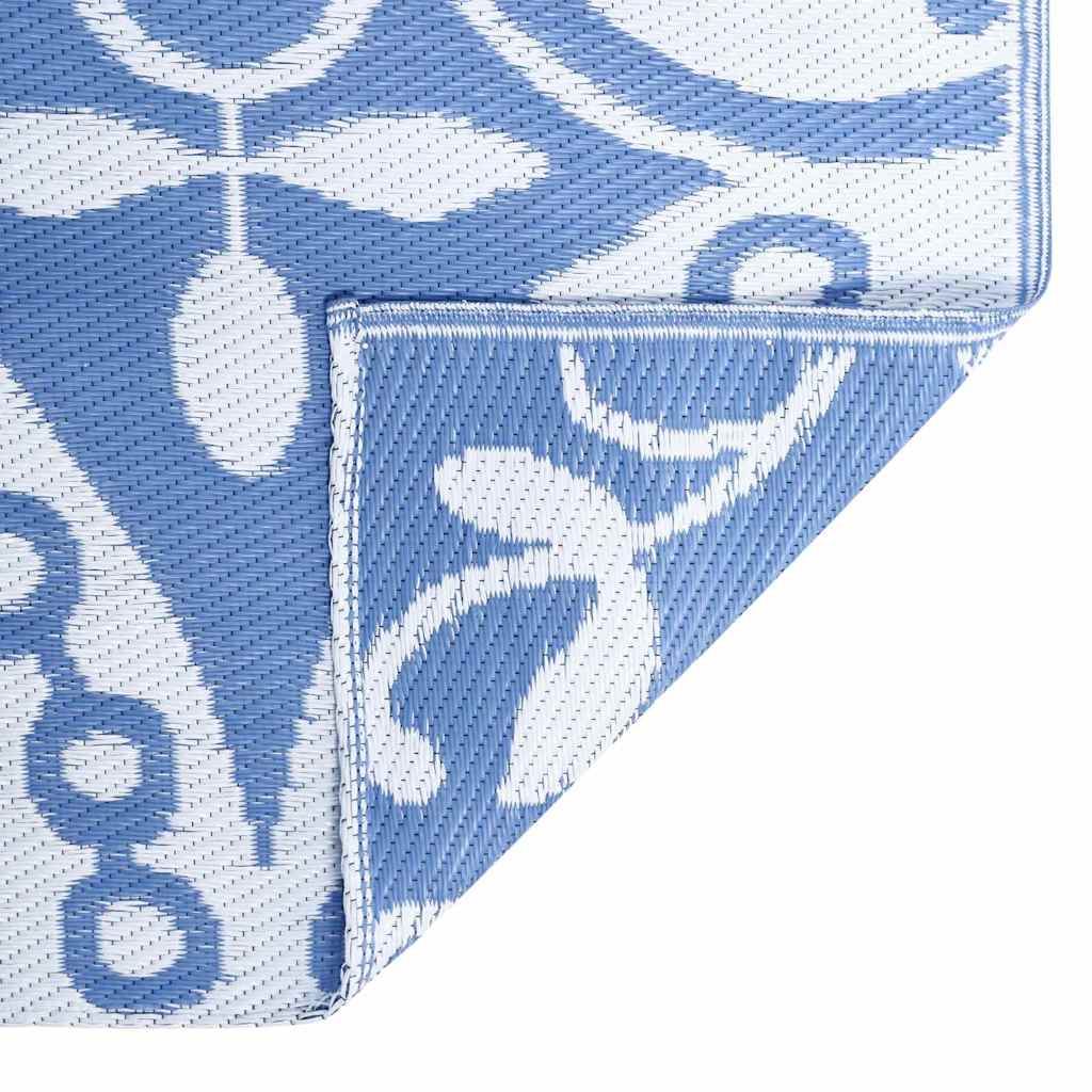 Outdoor Rug ARAKIL Baby blue 300 x 400 cm PP